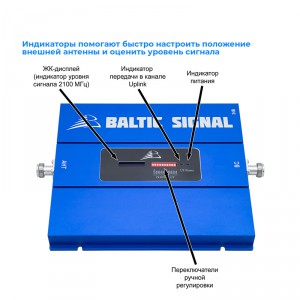 Усилитель сотовой связи Baltic Signal BS-3G-75-PRO-kit (до 500 м2) фото 8 | GSM-Репитеры.РУ Усилитель сотовой связи Baltic Signal BS-3G-75-PRO-kit (до 500 м2) фото 8