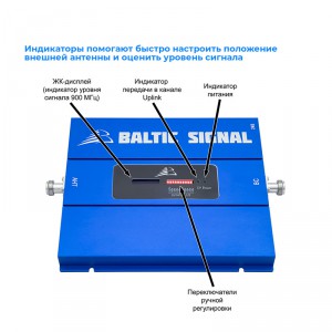 Усилитель сотовой связи Baltic Signal BS-GSM-75-PRO-kit (до 600 м2) фото 8 | GSM-Репитеры.РУ Усилитель сотовой связи Baltic Signal BS-GSM-75-PRO-kit (до 600 м2) фото 8