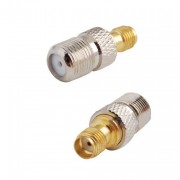 Переходник SF-322 SMA-female - F-female