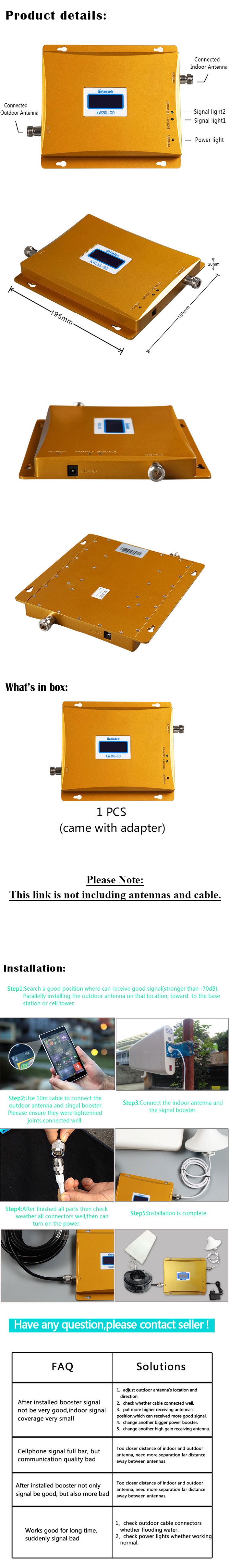 Репитер Lintratek KW20L-GD (900+1800)