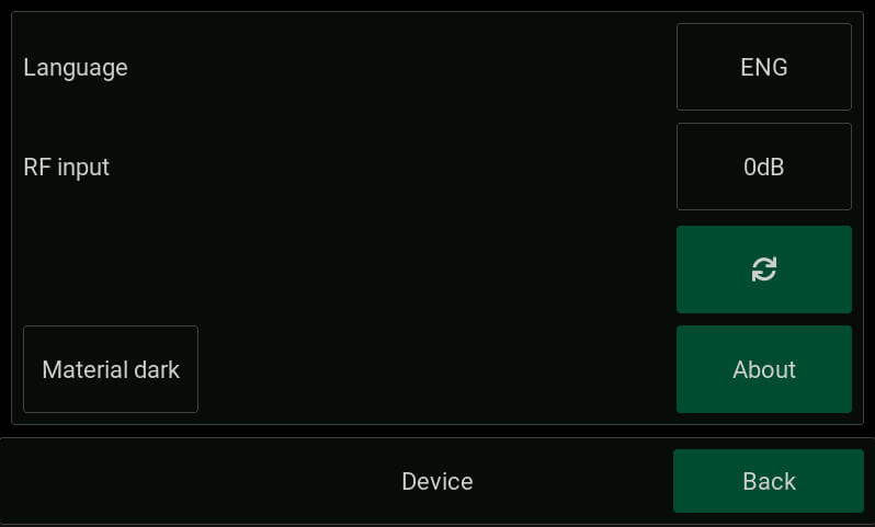 Просмотр спектра сигналов в виде графиков