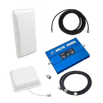 Репитер-усилитель интернета 3G/4G Baltic Signal BS-3G/4G-70-kit (до 300 м²)