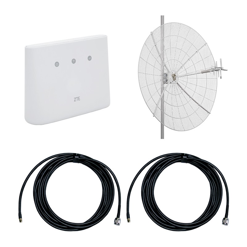 Комплект интернета в деревню BS-4G/WiFi-27 (до 27 км.)