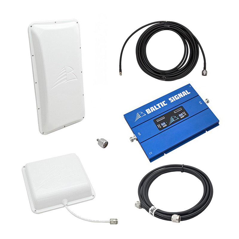 Репитер-усилитель интернета 3G/4G Baltic Signal BS-3G/4G-70-kit (до 300 м²)