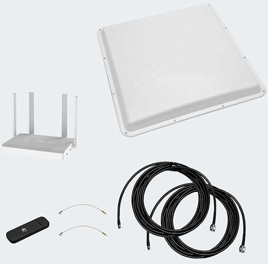 Пример комплекта для усиления мобильного интернета