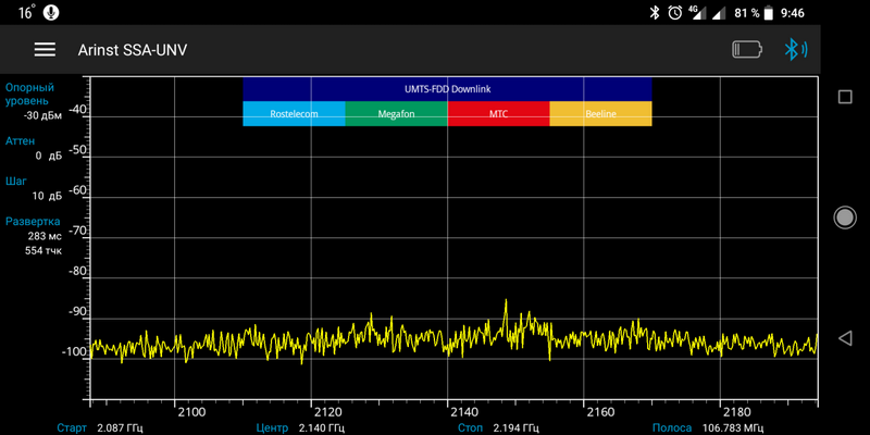 Исходный фон без репитера